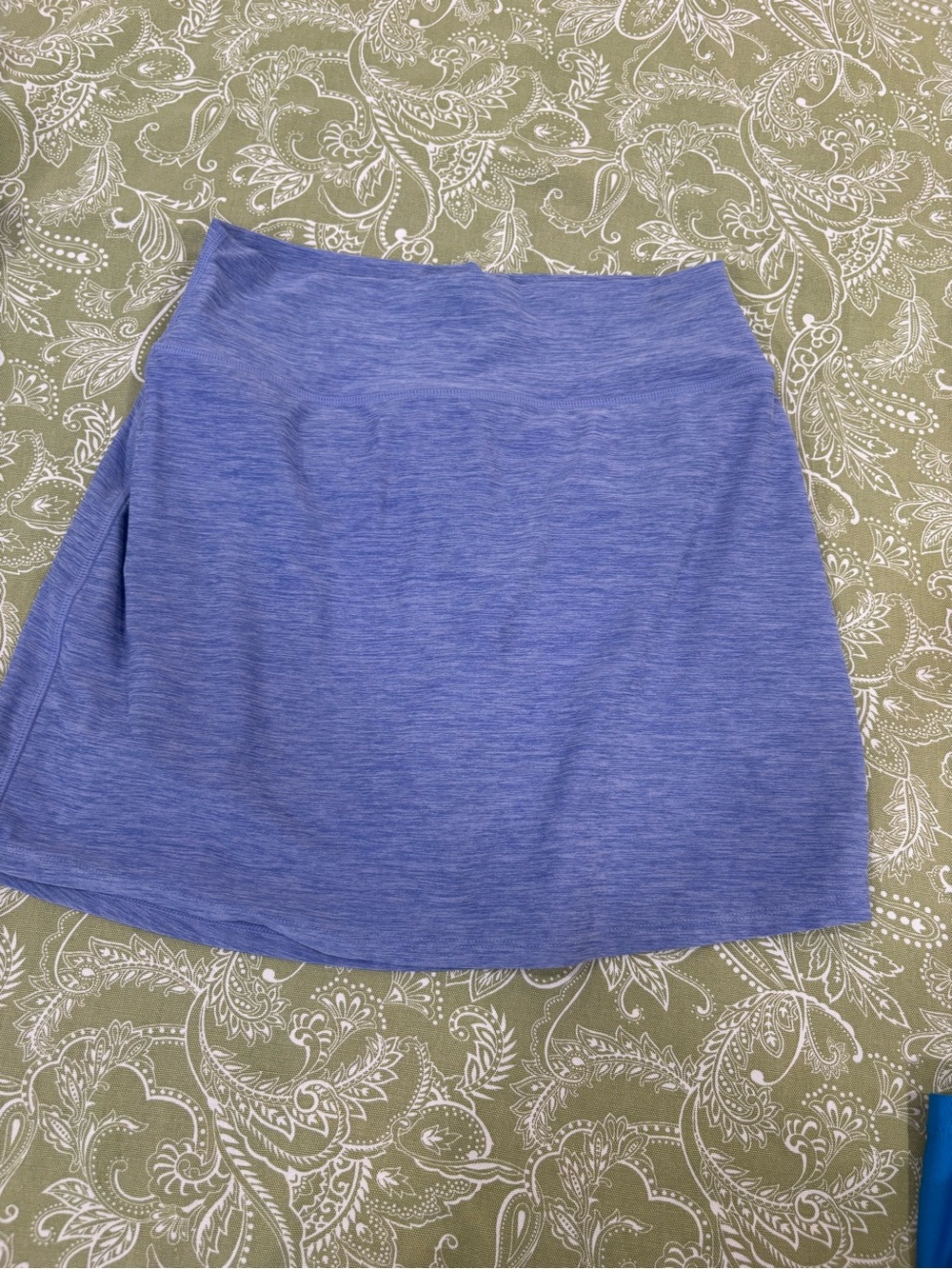 Senita Athletics Blue Heather Skater Skirt